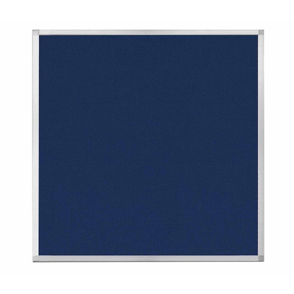 Hush Panel Configurable Cubicle Partition 4' x 4' Navy Blue Fabric